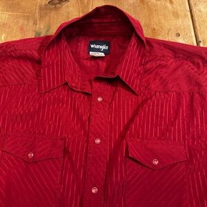 Wrangler 2XLT button snap shirt